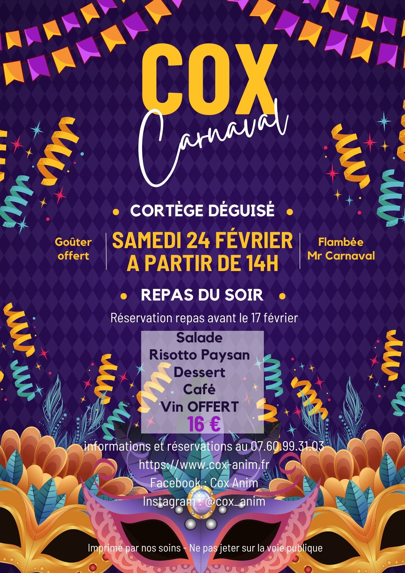 Affiche Carnaval 2024