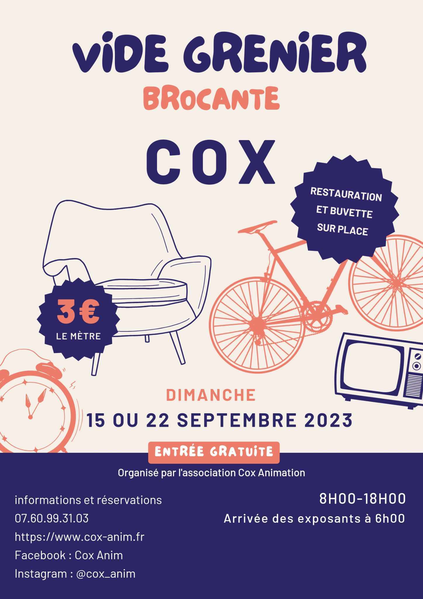 Affiche vide grenier