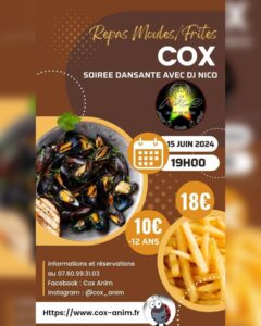 Moules Frites à Cox !